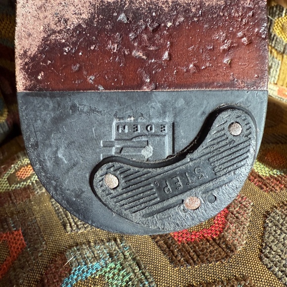 David Eden Teju lizard "TWIST" spectators men's 9 caramel/bone + box, bag, trees - Picture 10 of 14